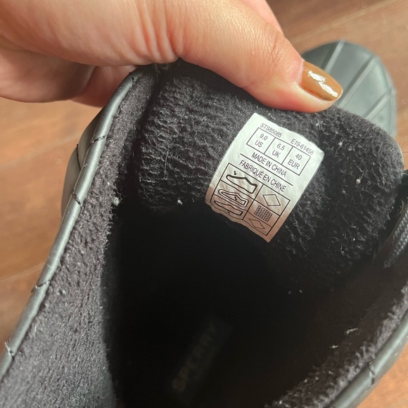 Sperry topsider black boots - Picture 5 of 10